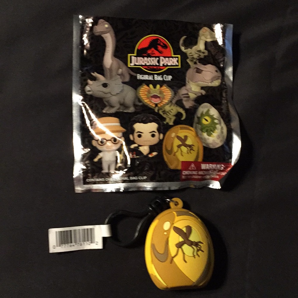 Jurassic Park Blind Bag Figural Key Chain - Amber